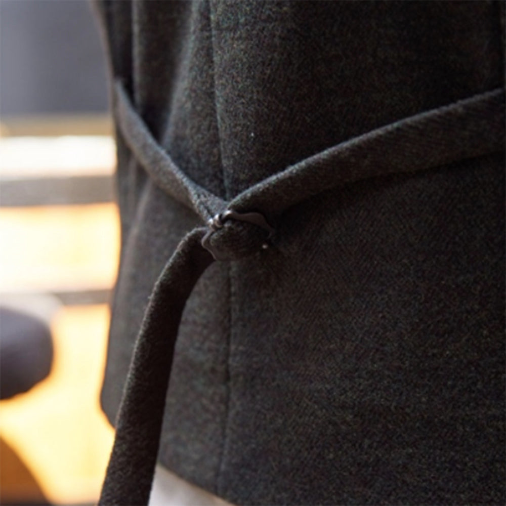 hunter green irish tweed waistcoat