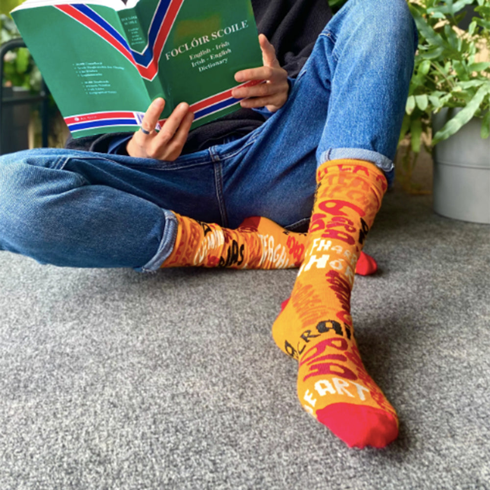 fun colourful 100% cotton irish socks