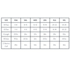 Irish Aran Sweater Size Chart