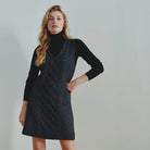 irish aran knitted mini dress
