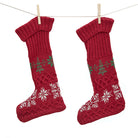 Irish Christmas Knitted Stocking 