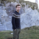 Mens Fairisle Irish Wool Sweater