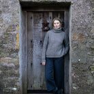 IDH Fisherman Sweater SG433V Front - Woman in doorway