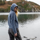 Irish Wool Hooded Knit Sweater