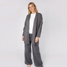 Ireland's Eye Smoke Knitwear Edge to Edge Cardigan and Pants
