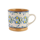 Large floral mug