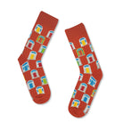 fun colourful 100% cotton irish socks 