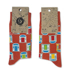 fun colourful 100% cotton irish socks 