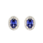 Sterling Silver Tanzanite Earrings