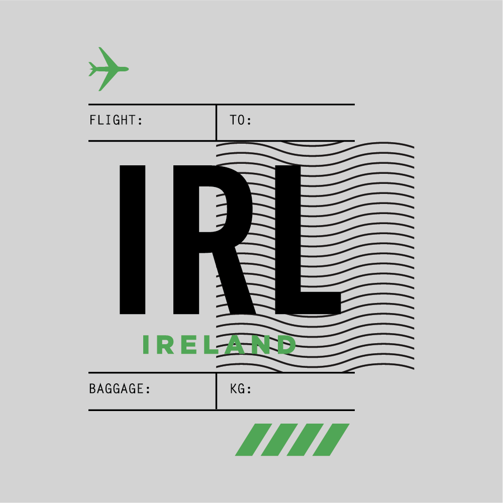 IDH Ireland Flight T-shirt Design
