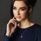 Irish Made St Brigids Cross Silver Gold Necklace Toronto