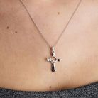 Irish Made Celtic Sterling Silver Cross Unique Necklace Toronto