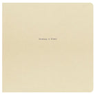 Square Kraft notebook with drawing a blank text.