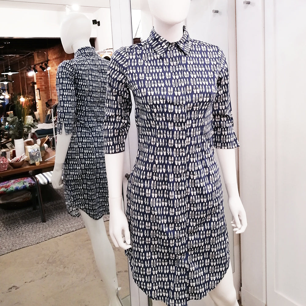 Fada Cotton Shirt Dress