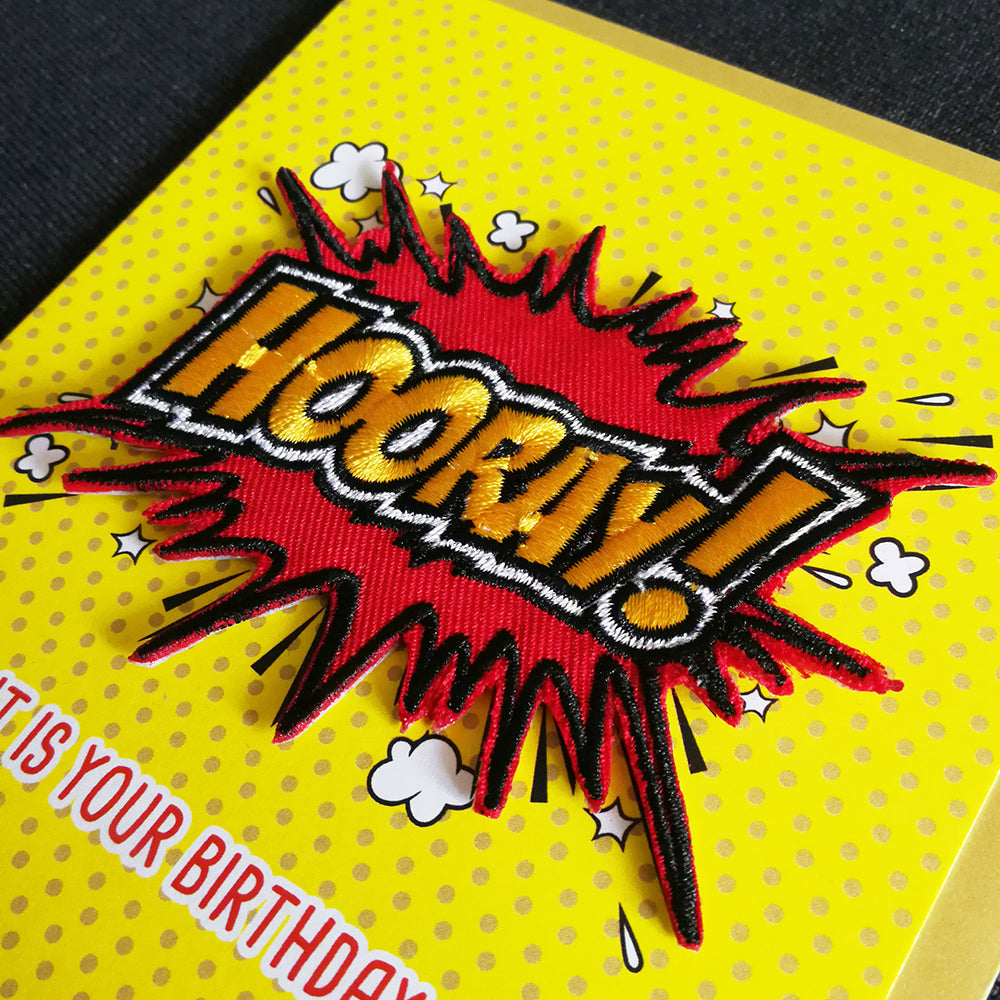 Square Hurrah! Birthday Card