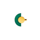 emerald green wooden ring